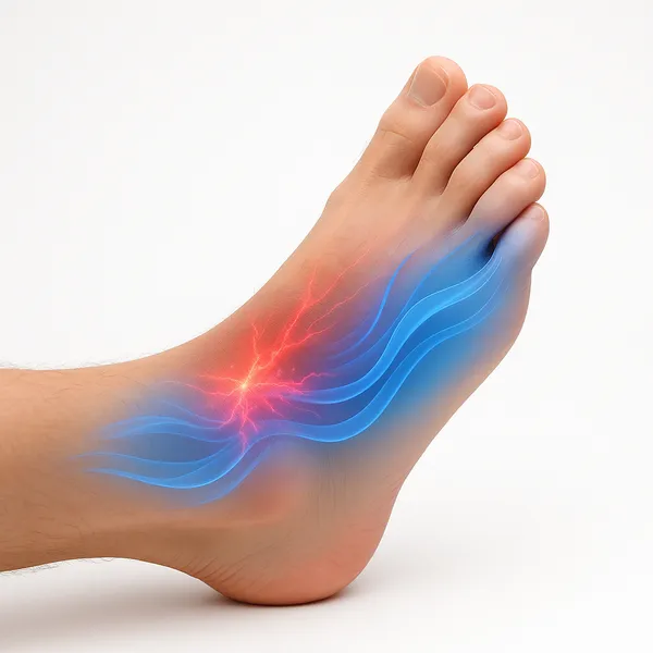 Enhanced blood flow illustration