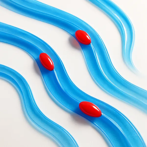 Increased blood flow illustration