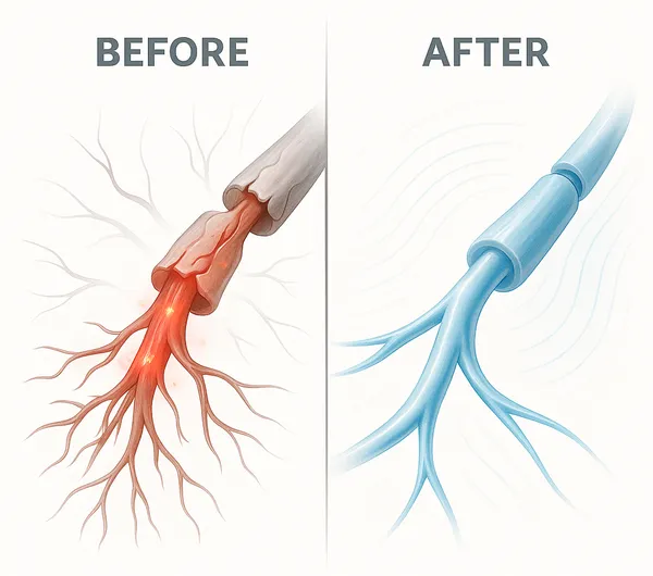 Nerve regeneration illustration